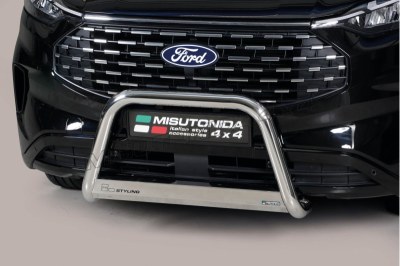 Pare-buffle Chrome avec barre Ford Transit Custom - 63mm