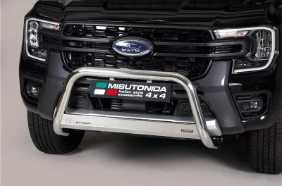 Pare-buffle Chrome avec barre Ford Ranger Double Cab 63mm