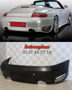 Pare choc ar porsche 996 look turbo