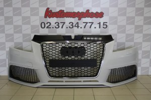 Pare choc avant audi a3 8P2 08-2012 look RS3 + Calandre RS3