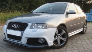 Pare choc avant Audi A3 8L look RS3 avec emplacement Antibrouillard