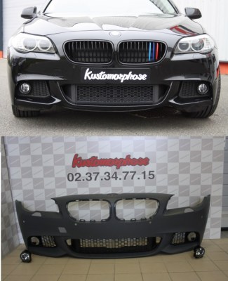 Spoilers Latéraux Pour BMW Série 5 F10/F11 M Sport (2010-2017) - Pare-chocs Avant, ABS, Finition Carbone/noir