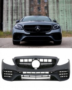 Pare choc avant Mercedes classe E W213 C238 2016 à 2019 look E63 AMG