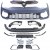 Pare chocs avant complet avec calandre Led look GTI pour Volkswagen GOLF 8