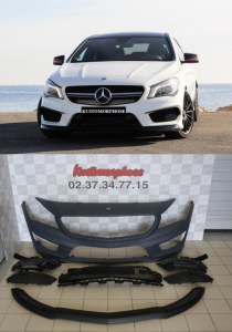 PARE-CHOCS AVANT LOOK AMG EDITION POUR MERCEDES CLA C117