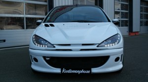 pare-chocs avant Peugeot 206, 206cc, RS-look