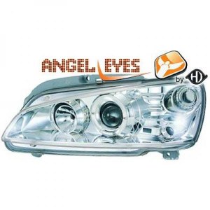 Phare Angel eyes chrome Peugeot 106 phase 2
