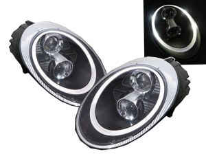 PHARES BLOCS OPTIQUES 991 LED RING BLACK SERIES POUR PORSCHE 997 MKI ÉQUIPÉS XÉNON