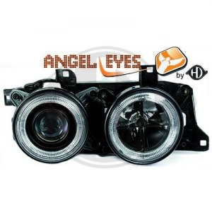 Phares angel eyes pour BMW E34 E32