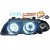 Pack phare avant noir Angel Eyes CCFL avec clignotant BMW E46 Berline phase 1