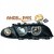 Pack de 2 phares avant halogène fond noirBMW Série 3 E46 Berline/Touring 98-01