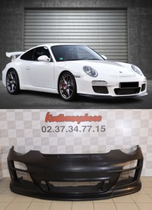 Pare-chocs avant look 997.2 GT3 pour PORSCHE 997