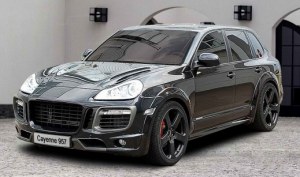 kit carrosserie Sport Rinspeed / Mansory style pour Porsche Cayenne phase 2 957 de 2007 à 2010