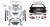 Kit Carrosserie conversion Facelift look 2023 pour Porsche Macan 95 B 2014-2019