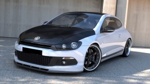 LAME DE PARE-CHOCS AVANT VW SCIROCCO (POUR R LINE)