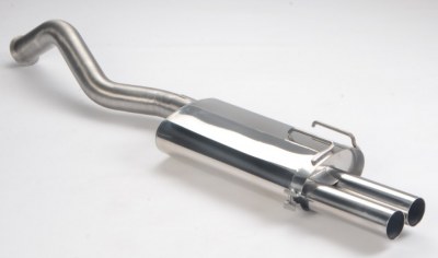 Silencieux arrière sportif double sortie Renault 21 2.0L Turbo