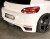 Rajout de pare choc arrière avec diffuseur carbone look double sortie vw scirocco RIEG