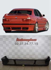 Rajout de pare choc arrière BMW E34 matière ABS