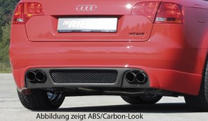 Rajout de pare choc arrière RIEGER carbone look Audi A4 type 8E