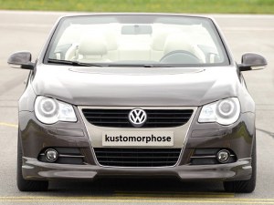 rajout de pare choc Rieg avant volkswagen eos