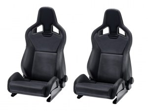 Siège Recaro Sportster cs simili cuir noir