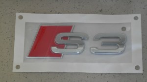 Logo de coffre Audi S3 