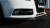 Lame avant splitter noir brillant A4 