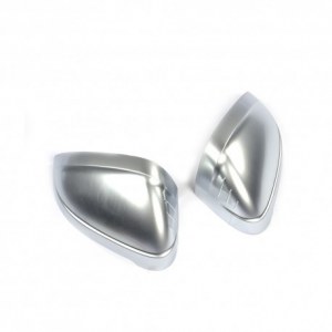 Paire de Coques de rétroviseurs alu brossé pour Audi A5 2016-2025
