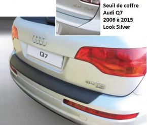 Seuil de coffre Audi Q7 2006 à 2015 Look Silver