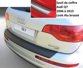 Seuil de coffre Audi Q7 2006 à 2015 Look Alu brossé