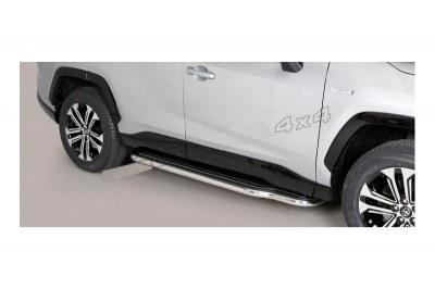 Marche pied latéral pour Toyota RAV4 2019- Hybride Chrome