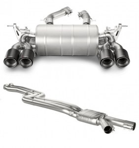 ECHAPPEMENTS + intermédiaire AKRAPOVIC BMW M3 F80 - M4 F82