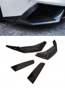 splitter avant latéral carbone NOVITEC Lamborghini Huracan Coupé et Spyder