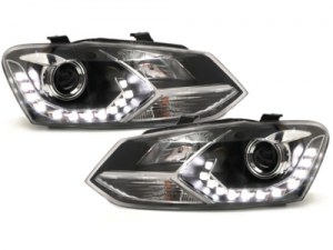  Phares VW Polo 6R 2009-2014 LED DRL Feux de jour 