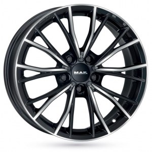 4 Jantes BMW MAK MARK NOIR FACE POLIE