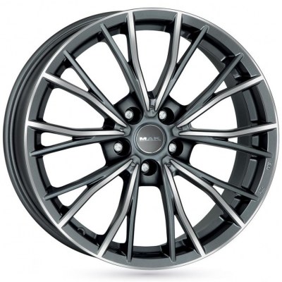 4 Jantes BMW MAK MARK GRIS FACE POLIE