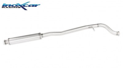 Tube intermédiaire centrale avec silencieux pour Peugeot 406