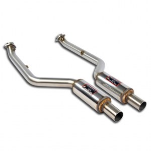 Tubes avant avec silencieux (suppression de catalyseur) Supersprint pour BMW E92 M3