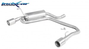 Silencieux d'échappement inox DUPLEX avec sortie diam.102 pour Peugeot 406