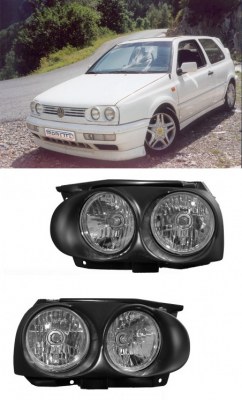Kit double phare rond Morette Volkswagen golf 3 MK3